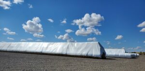 13 oz Black/White Hay Cover